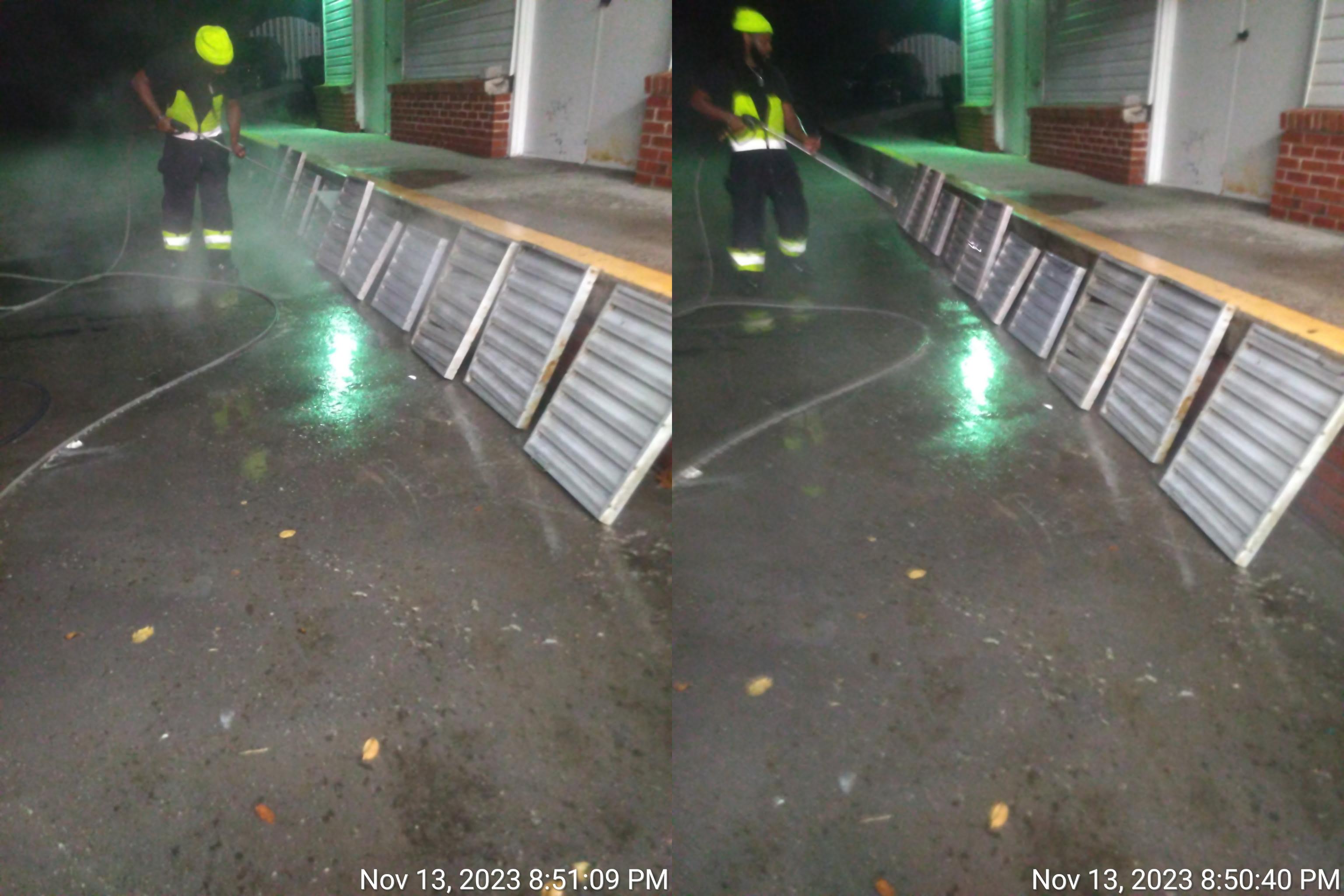 Clean grease baffle filter