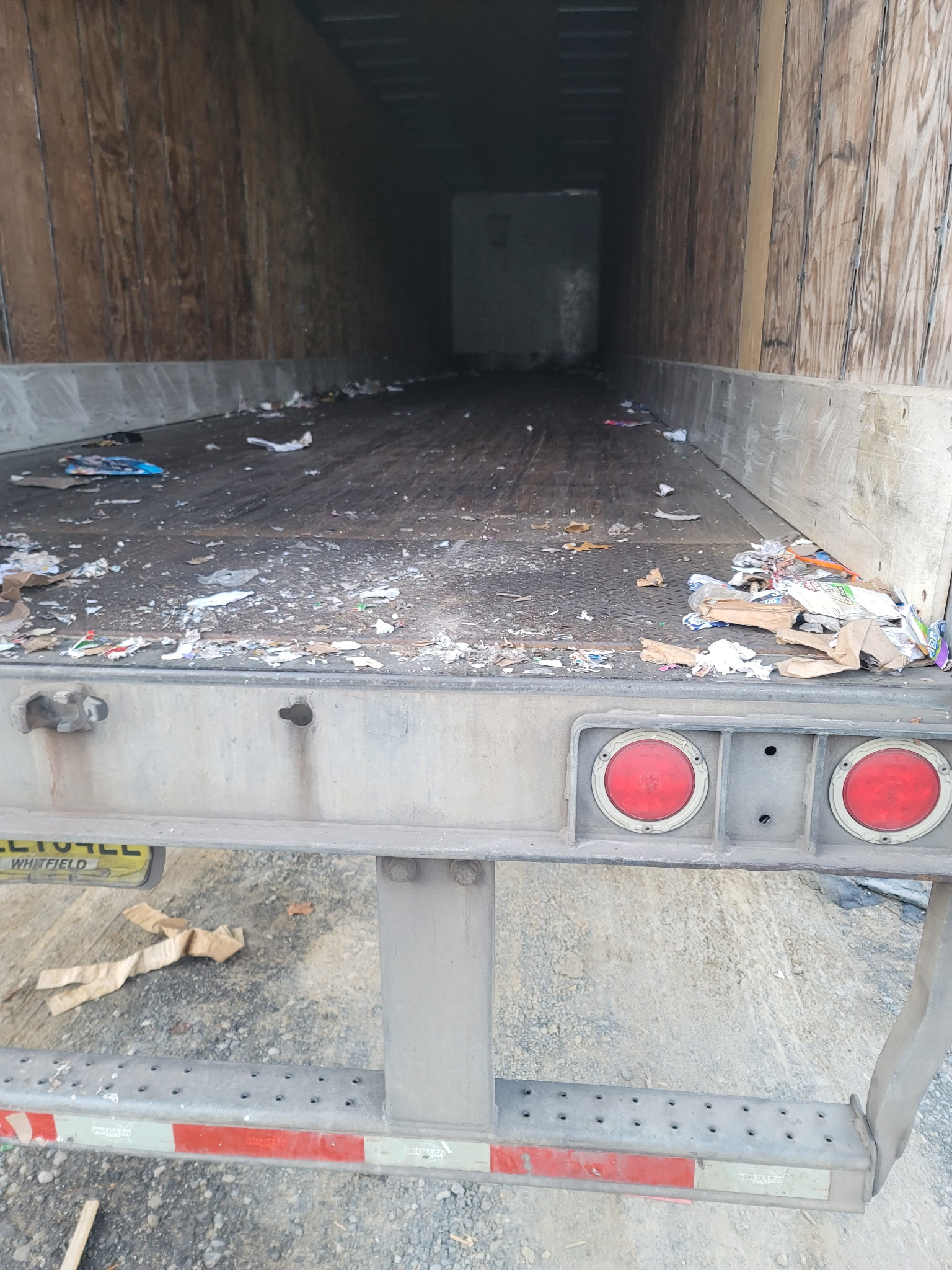 Trailer interior sanitation