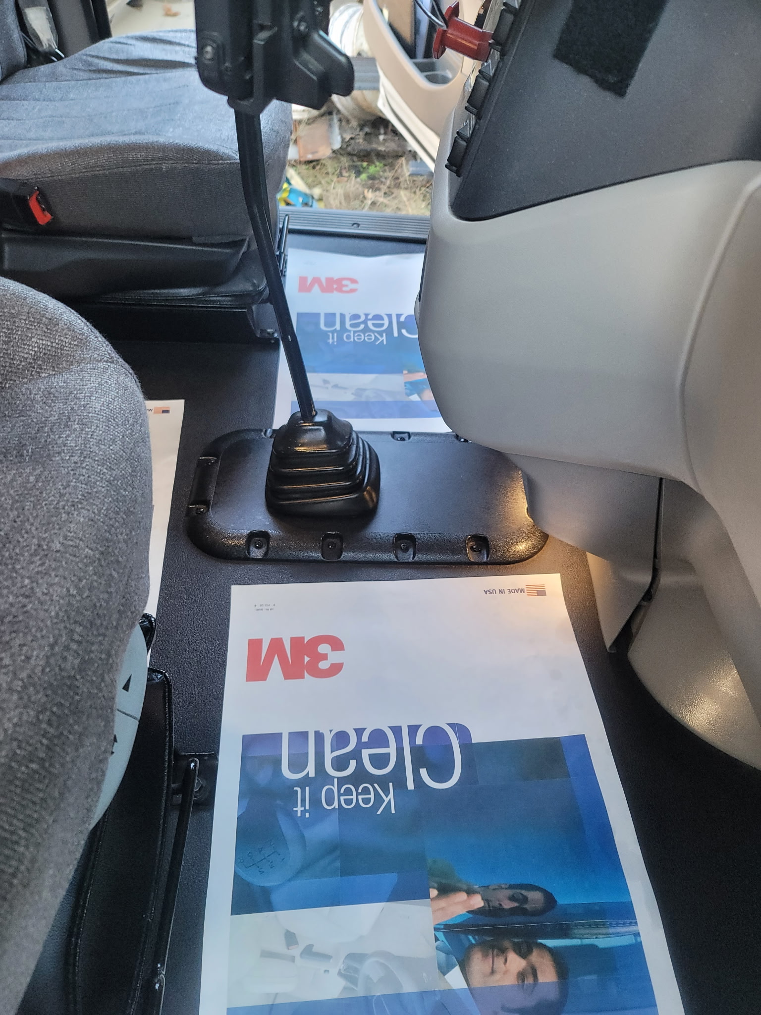 Cab floor protection